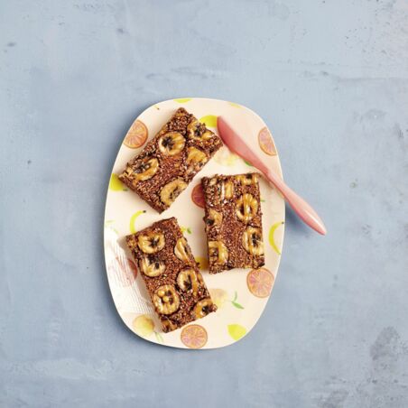 Hirse-Oatmeal-Schnitten Hirse-Oatmeal-Schnitten