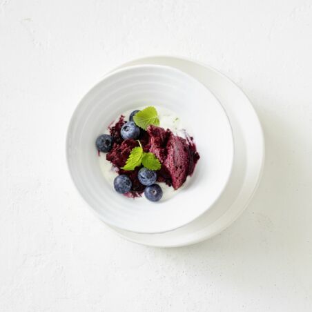 Heidelbeer-Zitronen-Sorbet