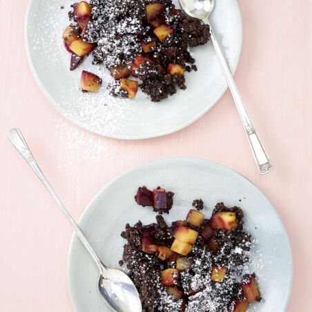 Zwetschgen-crumble Zwetschgen-crumble