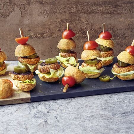 Mini-Burgerspieße Mini-Burgerspieße