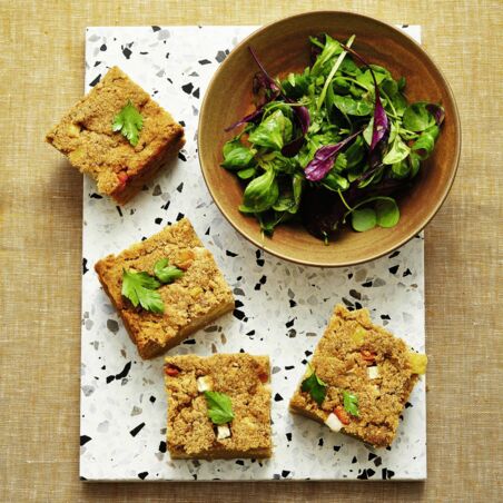 Farinata mit Frühlingsgemüse Farinata mit Frühlingsgemüse