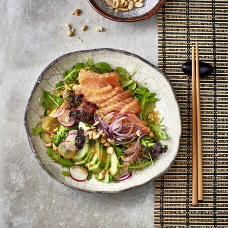 Sashimi-Salat Sashimi-Salat