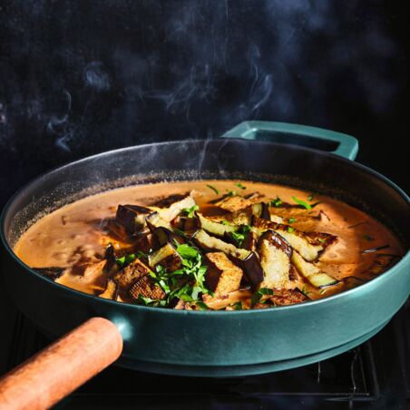 Erdnusscurry mit Tofu und Kaffee Erdnusscurry mit Tofu und Kaffee