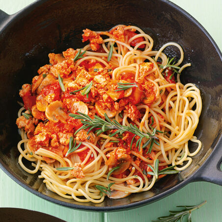 Spaghetti mit Sojasugo
