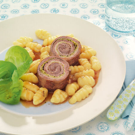 Rinderrouladen mit Gnocchi Rinderrouladen mit Gnocchi