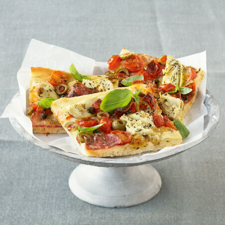 Artischockenpizza Artischockenpizza