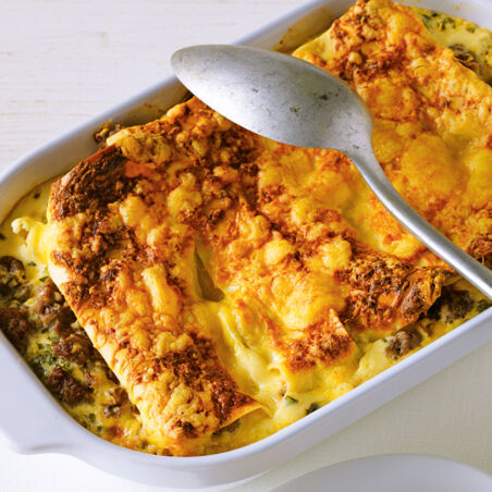 Hackfleisch-Pilz-Lasagne Hackfleisch-Pilz-Lasagne