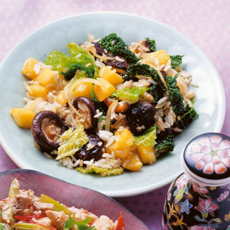 Vegetarische Reispfanne Vegetarische Reispfanne