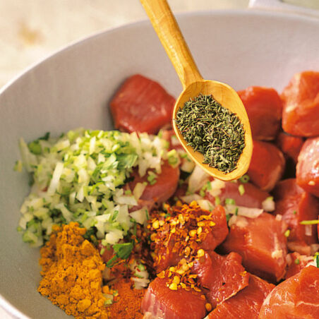 Lamm-Tajine mit Datteln Lamm-Tajine mit Datteln