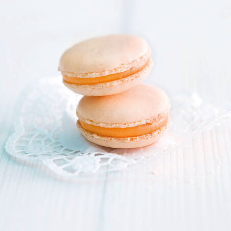 Orangen-Macarons