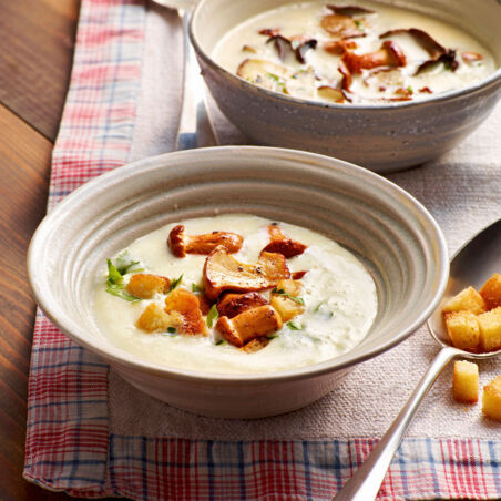 Bayerische Waldpilzsuppe Bayerische Waldpilzsuppe