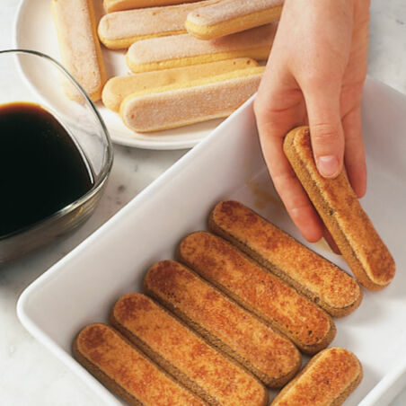 Tiramisu mit Mascarpone Tiramisu mit Mascarpone