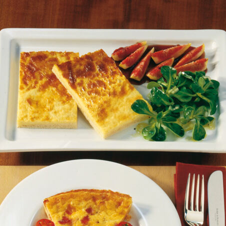 Greyerzer-Tarte mit Feigenragout Greyerzer-Tarte mit Feigenragout