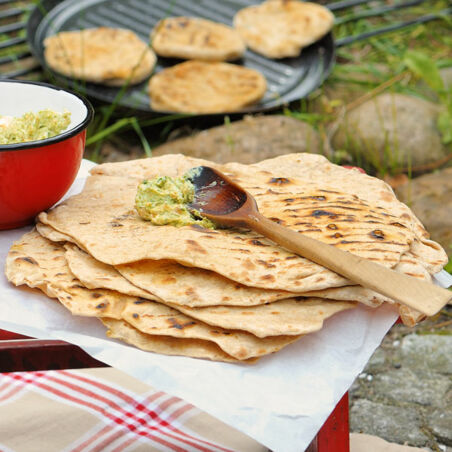 Chapati mit Würzbutter Chapati mit Würzbutter