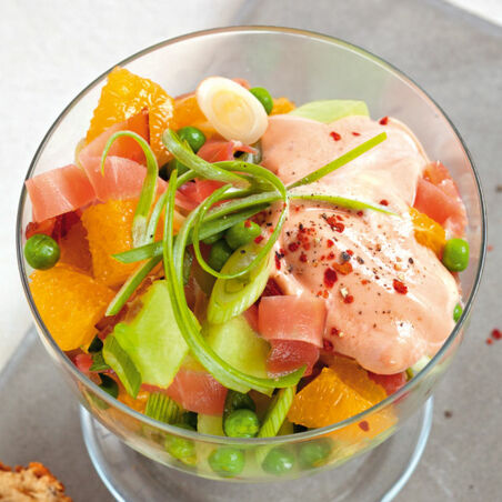 Melonen-Schinken-Cocktail Melonen-Schinken-Cocktail