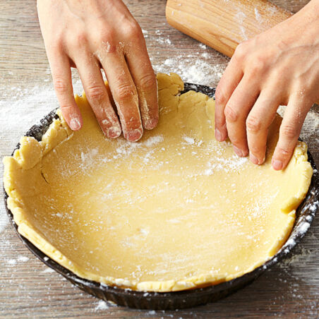 Süßkartoffel-Pilz-Quiche Süßkartoffel-Pilz-Quiche