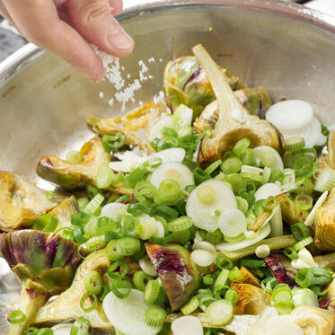 Gebratene Artischocken Gebratene Artischocken