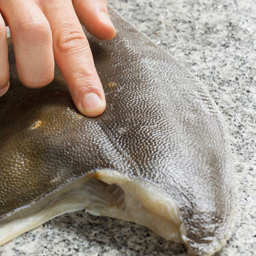 Scholle mit Speck Scholle mit Speck