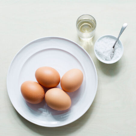 Pochierte Eier Pochierte Eier