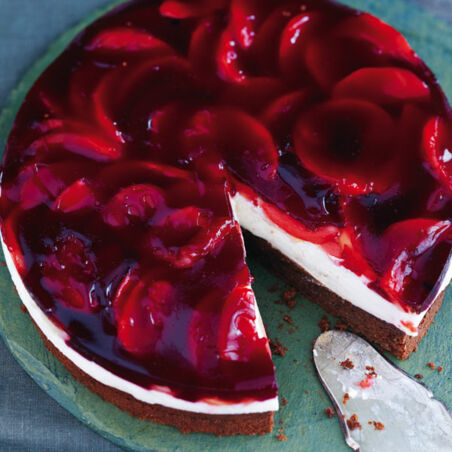 Holundertorte mit Äpfeln Holundertorte mit Äpfeln