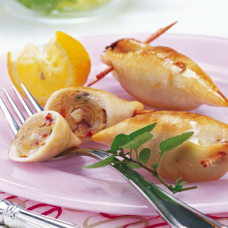 Gefüllte Tintenfische Gefüllte Tintenfische