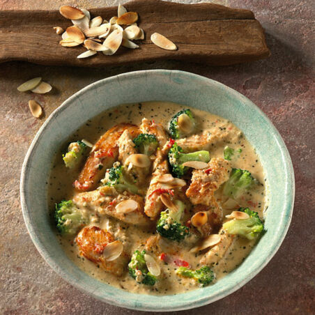 Brokkoli-Mandelsauce Brokkoli-Mandelsauce