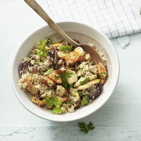Quinoa-Salat mit Ofengemüse Quinoa-Salat mit Ofengemüse