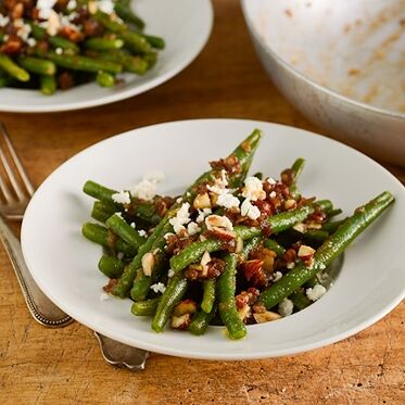 Grüne Bohnen à la Carpentras Grüne Bohnen à la Carpentras