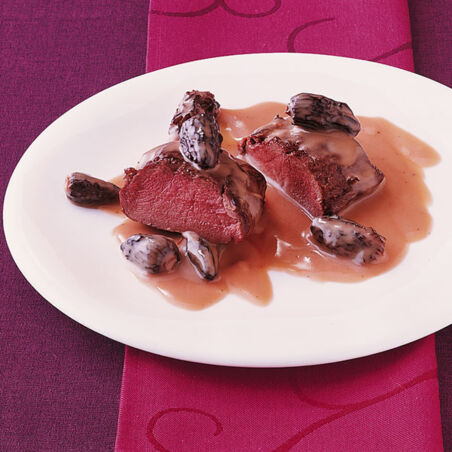 Reh mit Morcheln Reh mit Morcheln