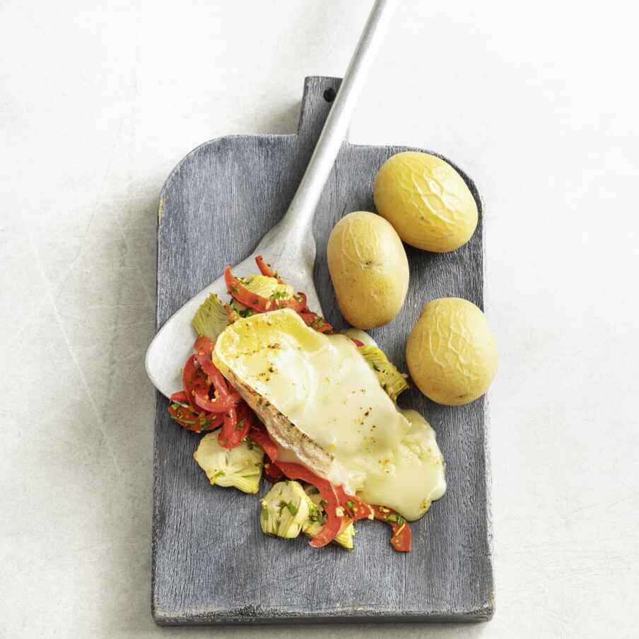 Artischocken-Paprika-Pfännchen Rezept | Küchengötter Artischocken-Paprika-Pfännchen Rezept | Küchengötter