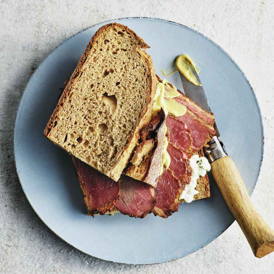 Pastrami on Rye PastramiSandwich Rezept Küchengötter