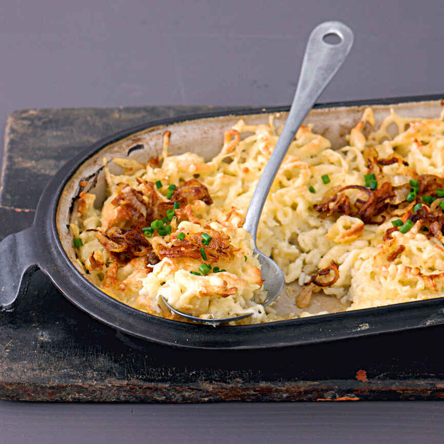 Käsespätzle mit Emmentaler Rezept | Küchengötter