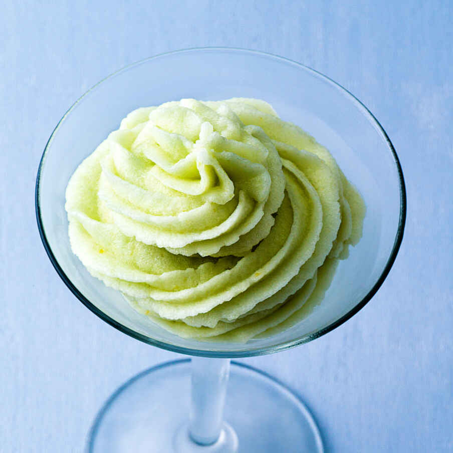 Grünes Apfelsorbet mit Zitronengras Rezept | Küchengötter Grünes Apfelsorbet mit Zitronengras Rezept | Küchengötter