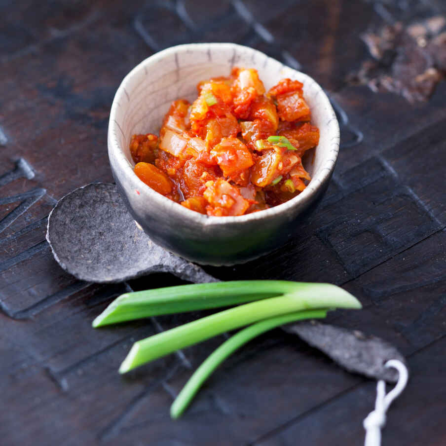 Tomaten-Aprikosen-Chutney Rezept | Küchengötter Tomaten-Aprikosen-Chutney Rezept | Küchengötter