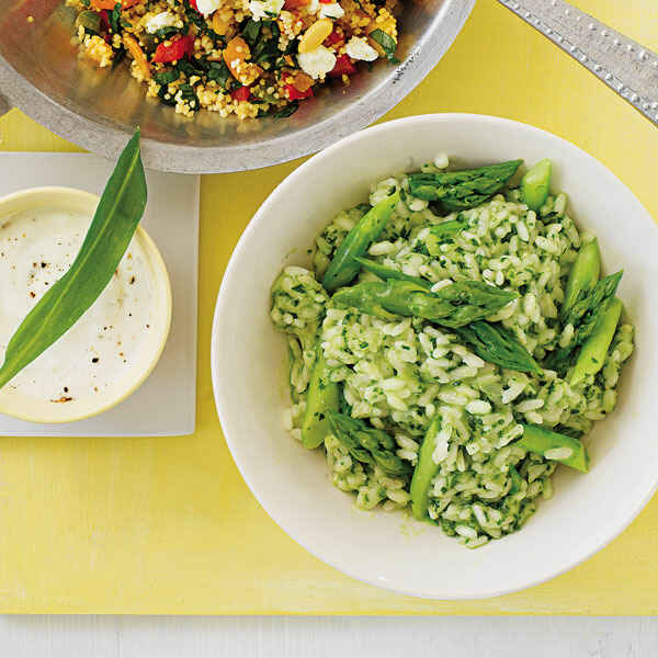 Bärlauch-Spargel-Risotto Rezept | Küchengötter Bärlauch-Spargel-Risotto Rezept | Küchengötter