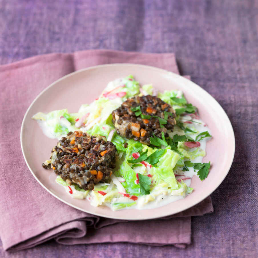 Grüne-Linsen-Bratlinge Rezept | Küchengötter