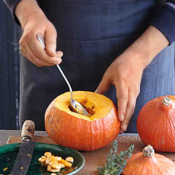 Gefüllte Hokkaidokürbisse Rezept | Küchengötter Gefüllte Hokkaidokürbisse Rezept | Küchengötter