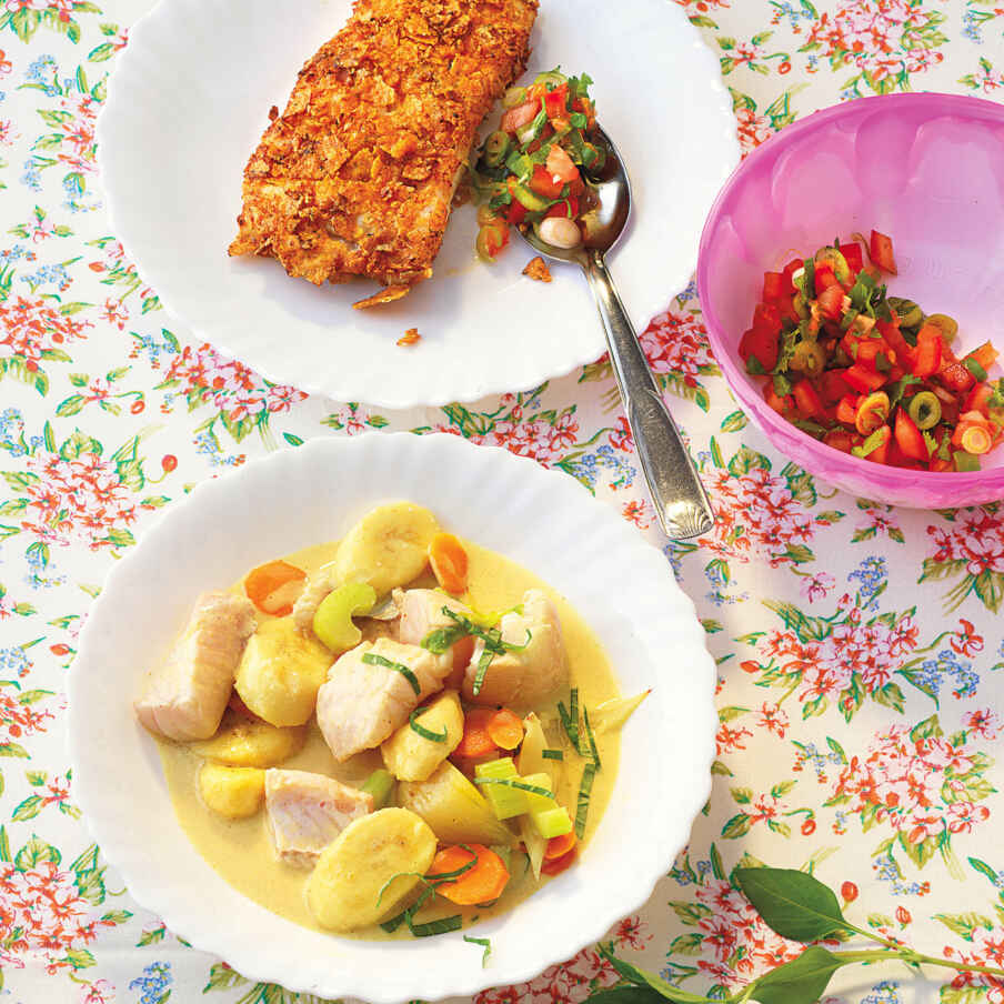 Nacho-Fisch mit Salsa Rezept | Küchengötter Nacho-Fisch mit Salsa Rezept | Küchengötter