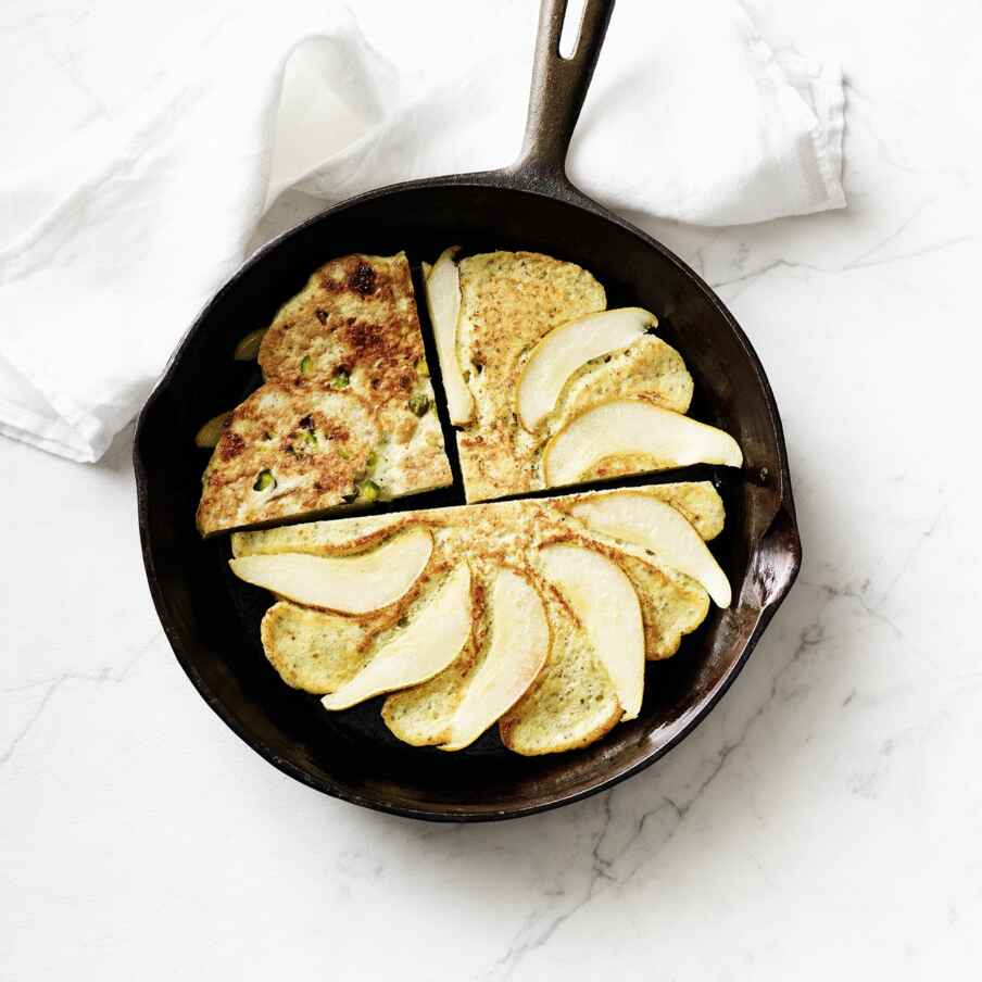 Pfannkuchen mit Birne Rezept | Küchengötter Pfannkuchen mit Birne Rezept | Küchengötter