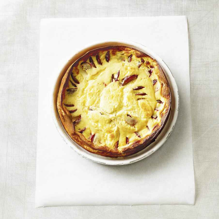 Versunkener Zwetschgen-Käsekuchen Rezept | Küchengötter Versunkener Zwetschgen-Käsekuchen Rezept | Küchengötter