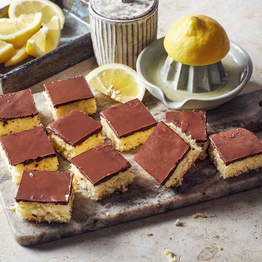 Schoko-Zitronen-Kuchen mit Erythrit Rezept | Küchengötter Schoko-Zitronen-Kuchen mit Erythrit Rezept | Küchengötter