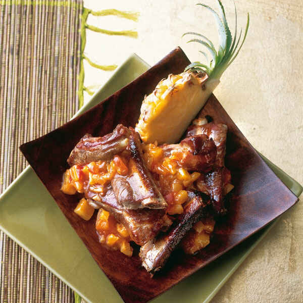 Gegrillte Rippchen mit Ananassauce Rezept | Küchengötter Gegrillte Rippchen mit Ananassauce Rezept | Küchengötter