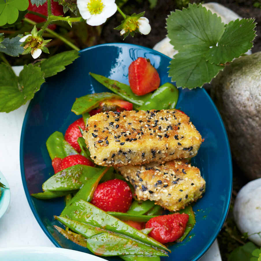 Gebratener Tofu mit Zuckerschoten Rezept | Küchengötter