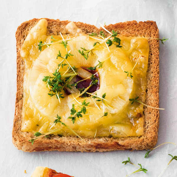 Überbackener Ananas-Toast Rezept | Küchengötter Überbackener Ananas-Toast Rezept | Küchengötter
