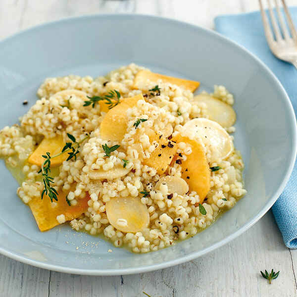 Graupenrisotto mit Steckrübengemüse Rezept | Küchengötter