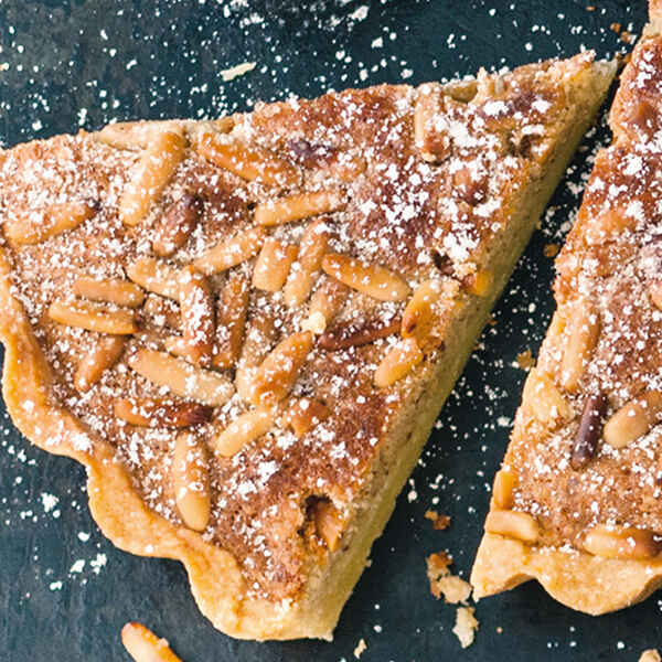 Pinienkerntarte mit Mandelcreme Rezept Küchengötter