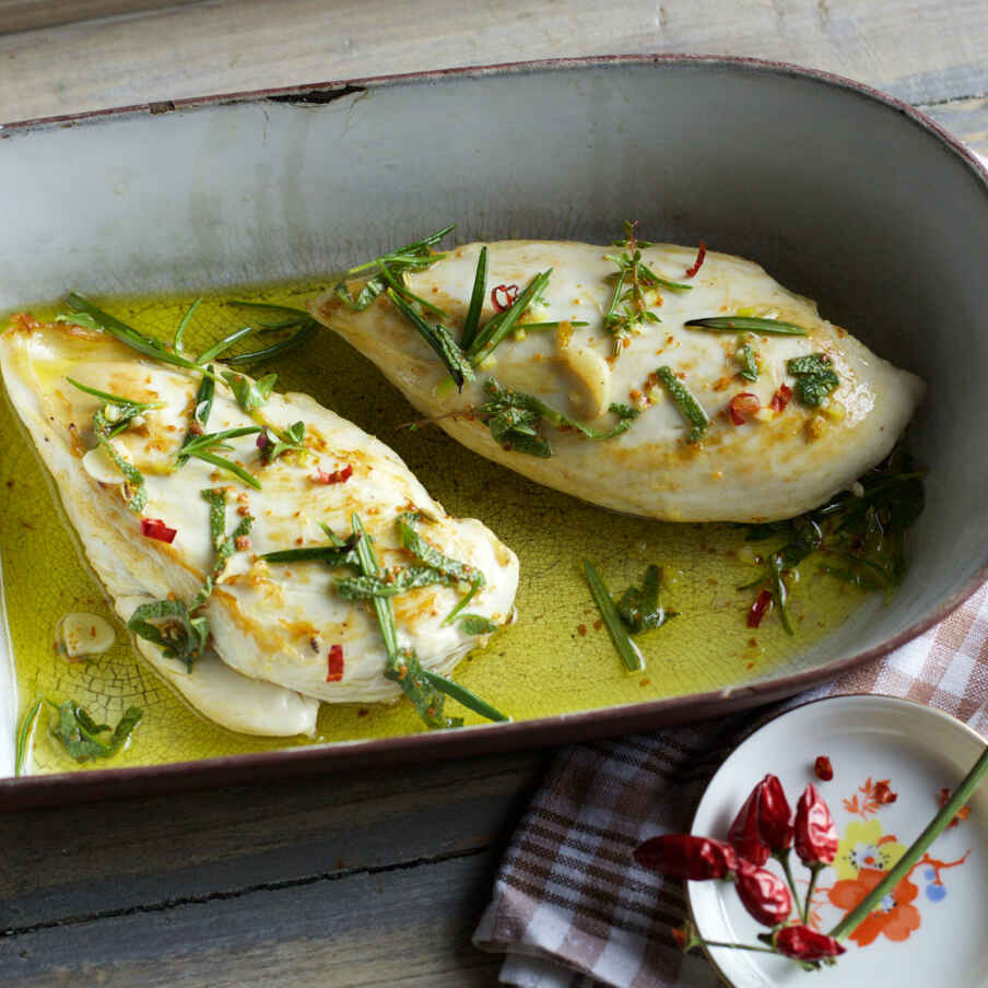 Schnelle Hähnchenbrust alla diavola Rezept | Küchengötter