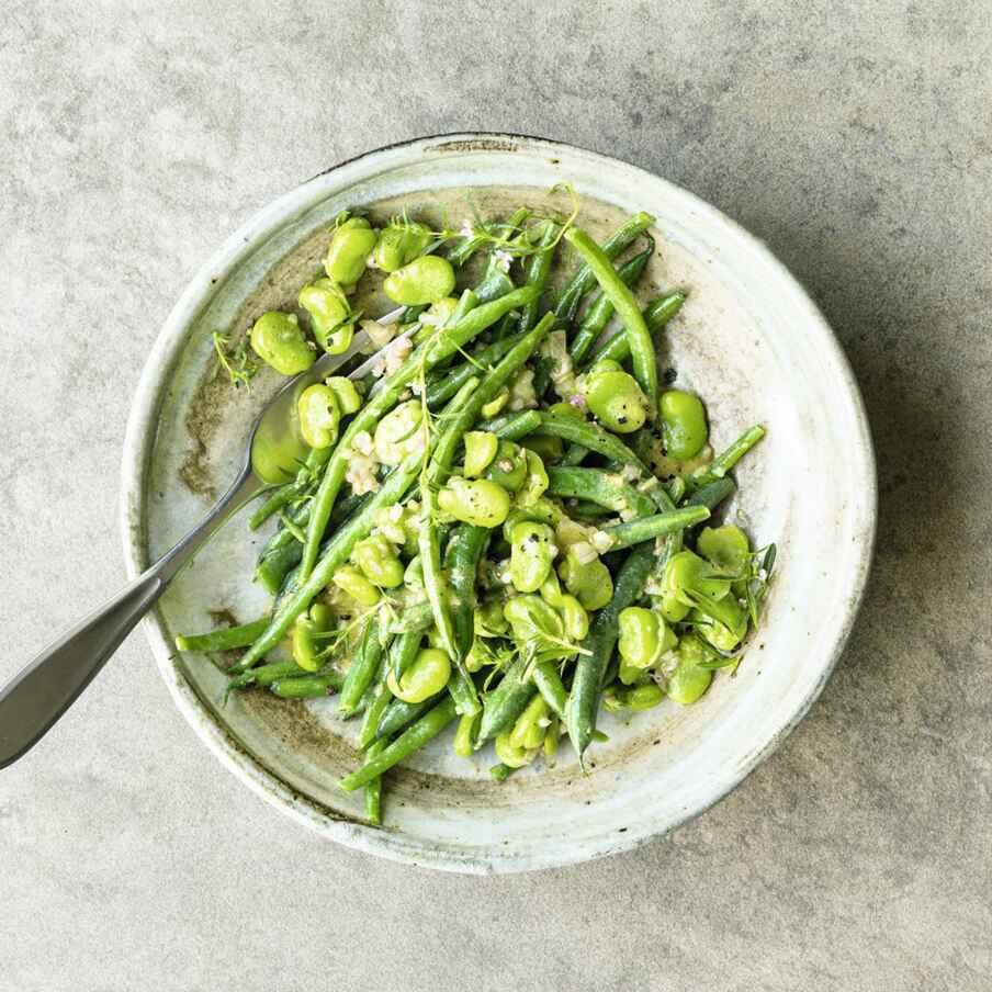 Salat mit dreierlei Bohnen Rezept | Küchengötter