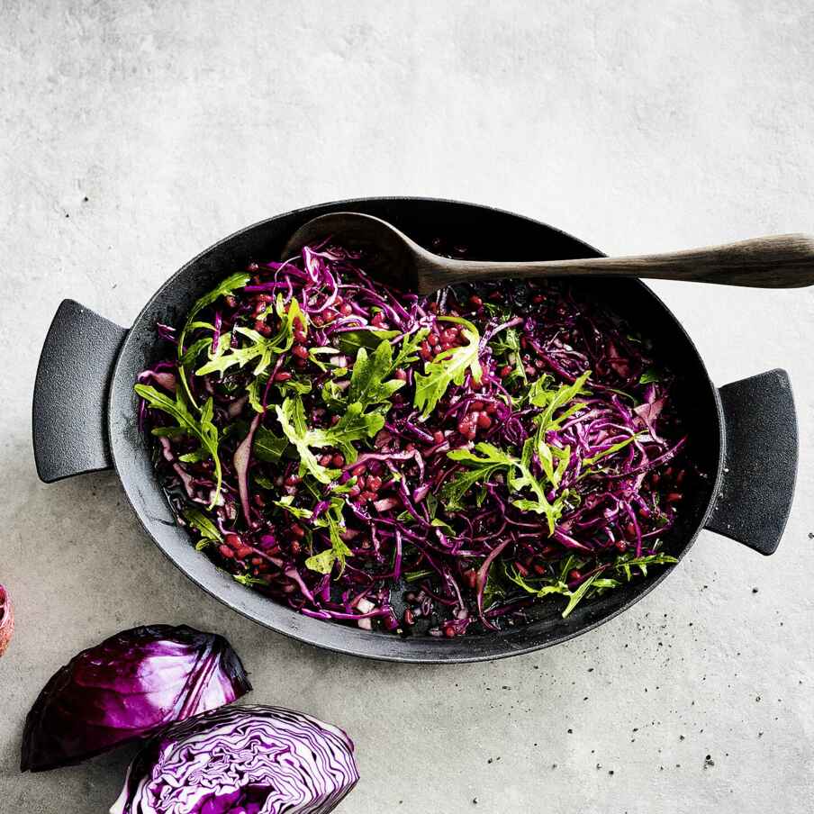 Rotkrautsalat oriental Rezept | Küchengötter Rotkrautsalat oriental Rezept | Küchengötter