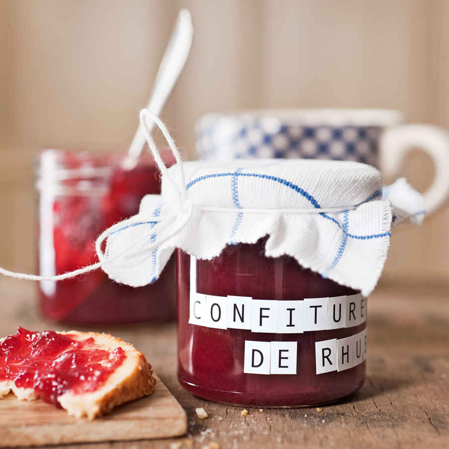 Himbeer-Rhabarber-Konfitüre Rezept | Küchengötter Himbeer-Rhabarber-Konfitüre Rezept | Küchengötter